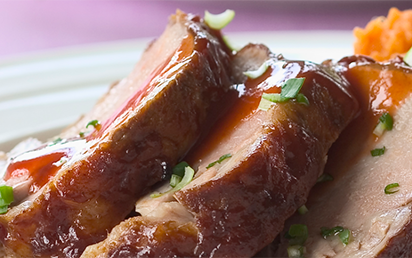 Grenadin de Veau Laqué et Patate Douce